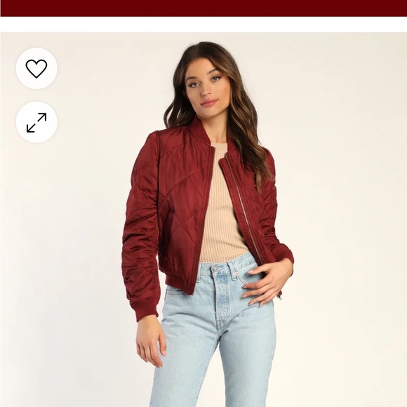 Bomber jacket from lulus (not lululemon). - Picture 4 of 5